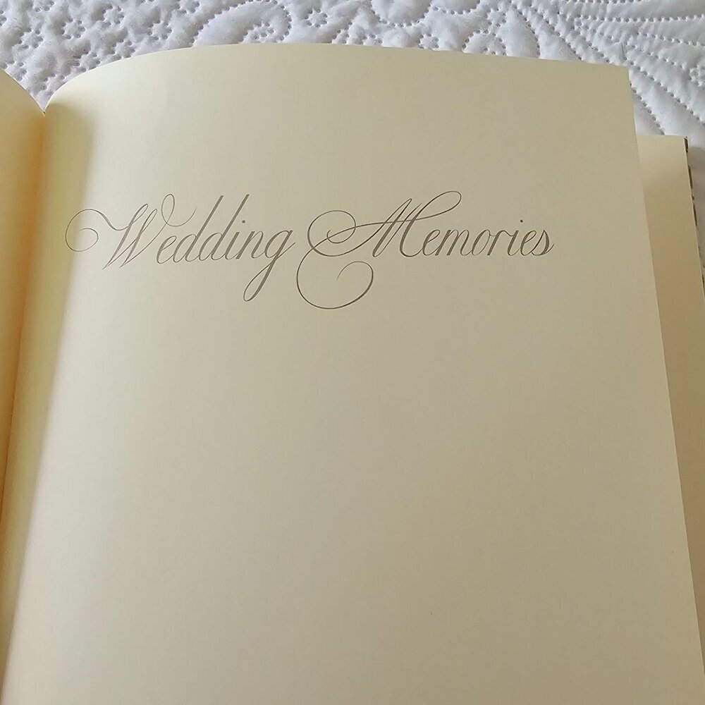 Vintage Anna Griffin Wedding Memory Book By C.R. Gibson Decorative Pages - Picture 4 of 16